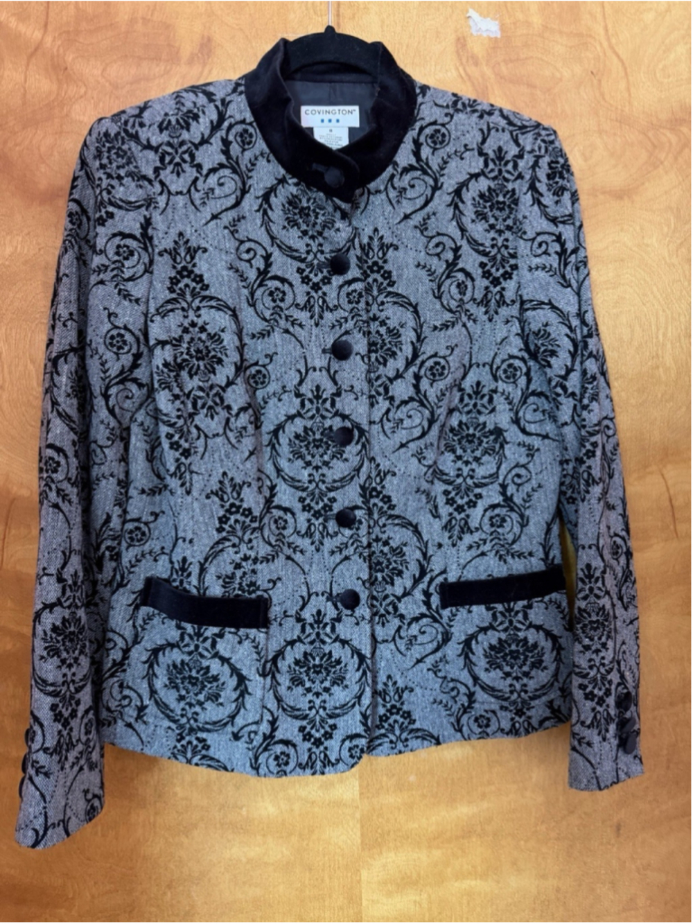Coldwater Creek Cotton Jacket, Snap Closure, Size 8, Fully Lined